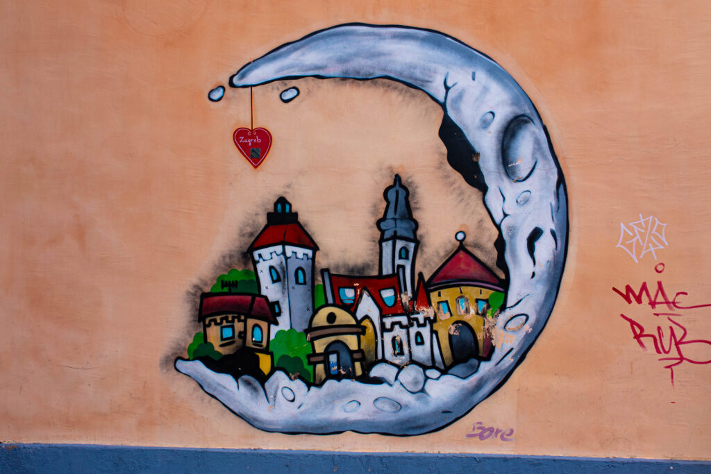 artwork in Zagreb by Barabas Balog