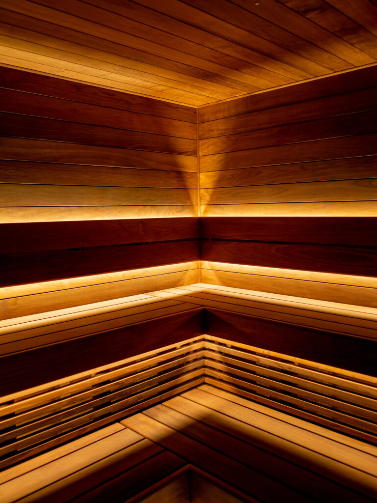 Sauna at art'otel Zagreb Photo by Barabas Balog